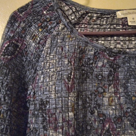 John Paul Richard Dollbaby Smocked Boho Printed T… - Picture 9 of 16